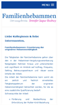 Mobile Screenshot of familienhebamme.de