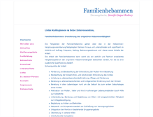 Tablet Screenshot of familienhebamme.de